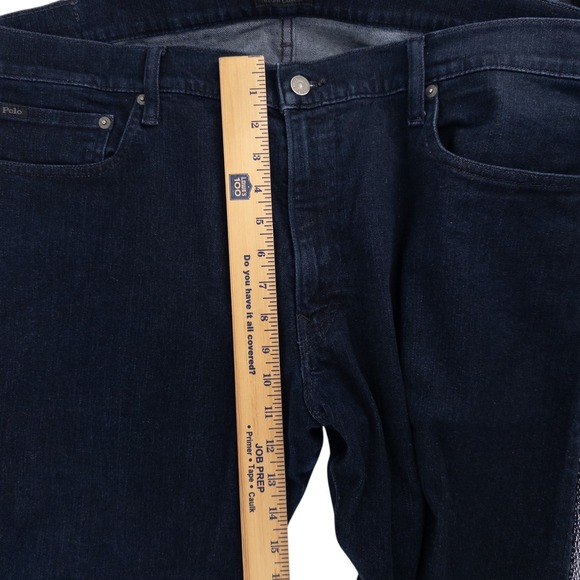 Polo Ralph Lauren Men's 40X30 (40x27 actual) Hampton Relaxed Straight Blue Jeans - Picture 14 of 16